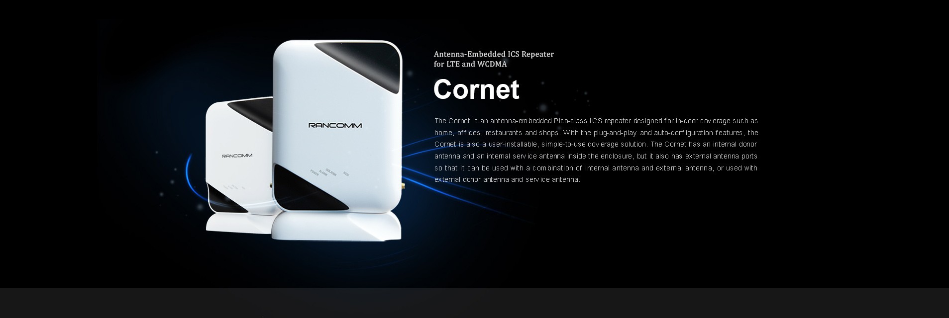 Antenna-Embedded ICS Repeater for LTE and WCDMA — Cornet